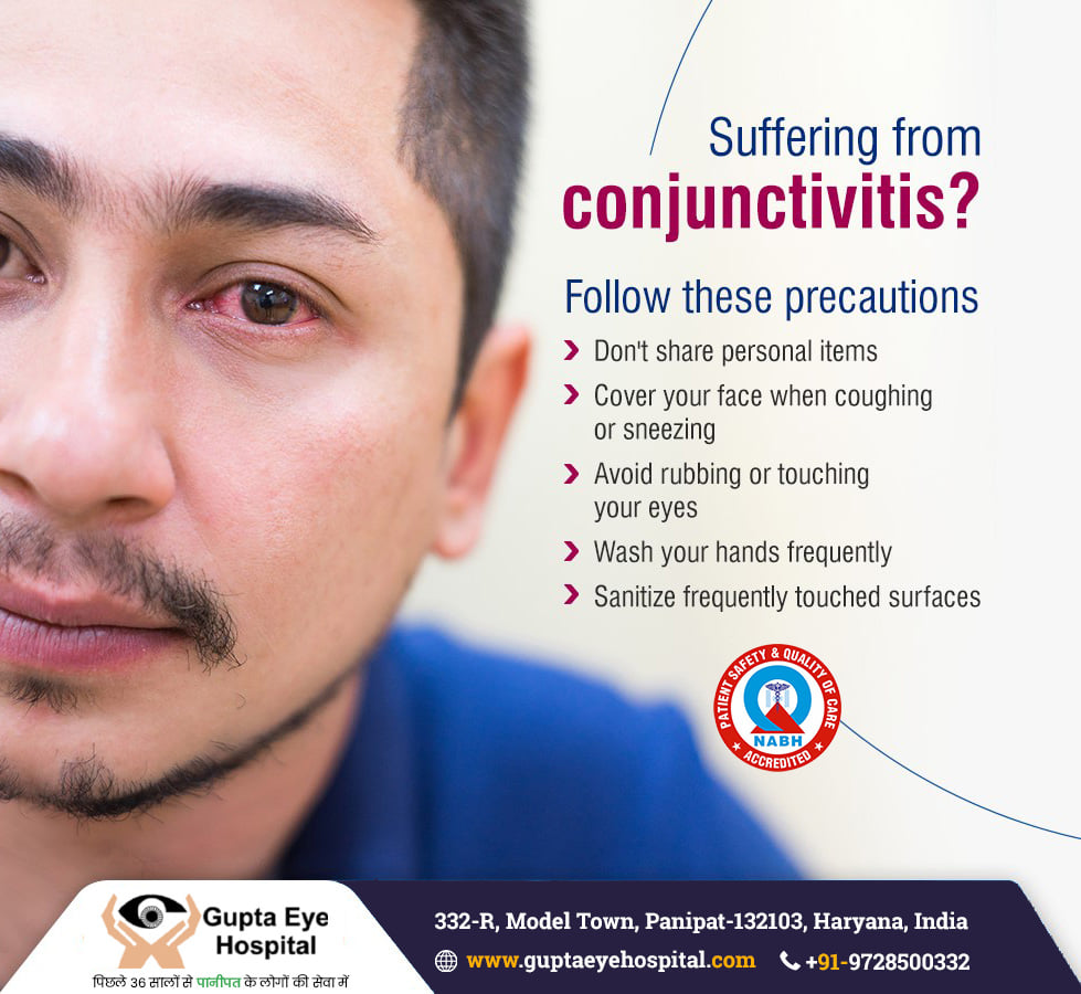Conjunctivitis treatment in Panipat | Gupta eye hospital - Panipat